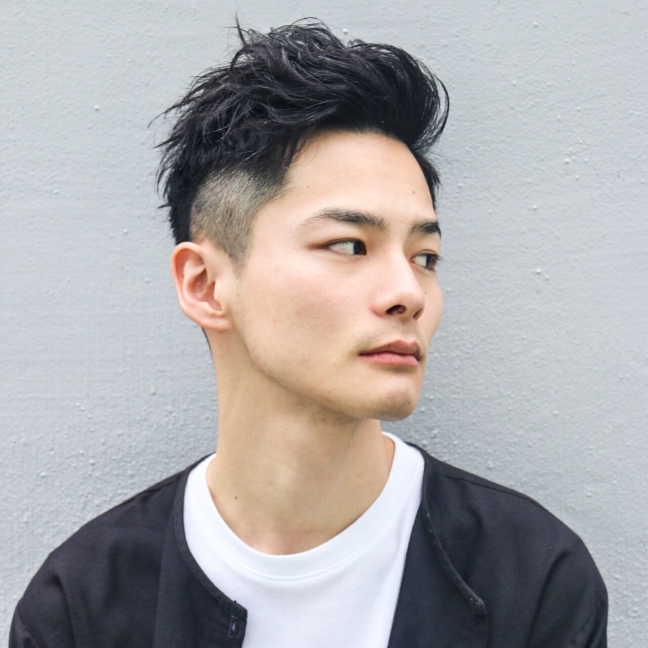 オールバック風ベリーショート メンズヘアスタイル 髪型 Hair Me Up